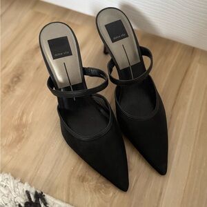 Dolce Vita Katik Womens Mesh Pointed
Toe Mules - Black